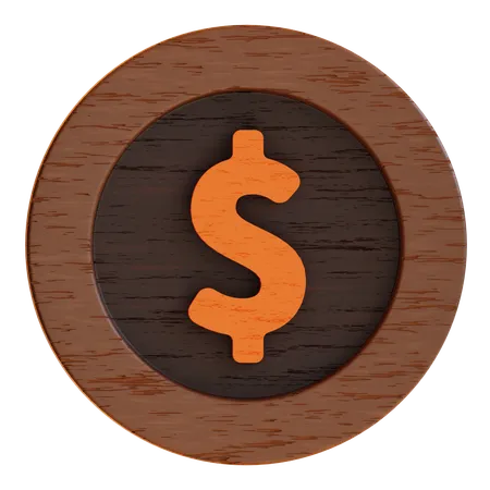 Geld-Taste  3D Icon