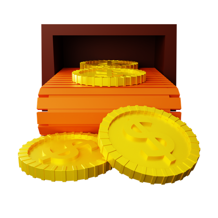 Geld drucken  3D Icon