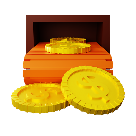 Geld drucken  3D Icon