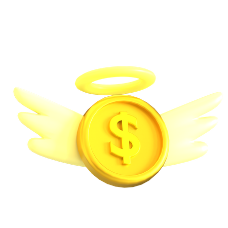 Geld fliegen  3D Icon