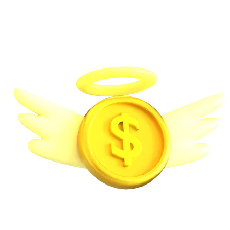Geld fliegen  3D Icon
