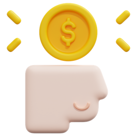 Geld Geist  3D Icon