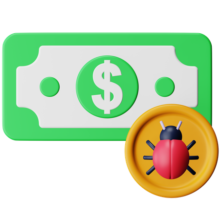 Geld hacken  3D Icon