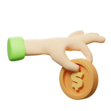 Geld investieren  3D Icon