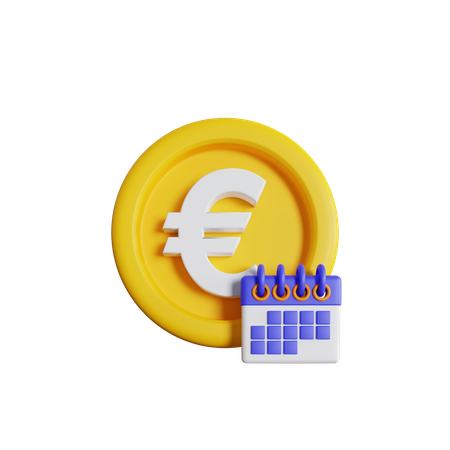 Geldkalender  3D Icon