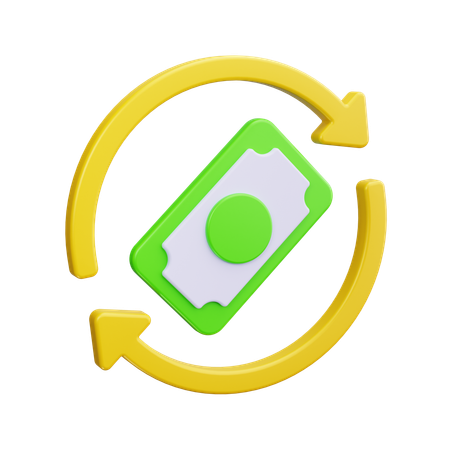 Geld aufladen  3D Icon