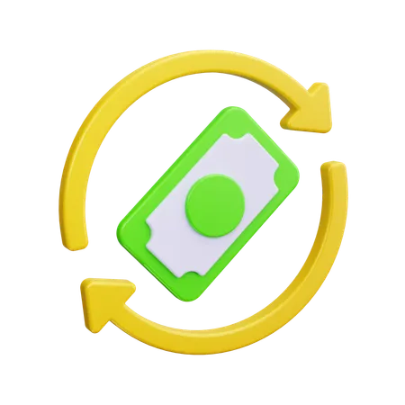 Geld aufladen  3D Icon