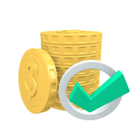 Geld Management  3D Illustration