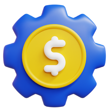 Geld Management  3D Icon