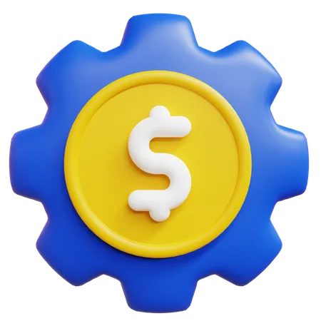 Geld Management  3D Icon