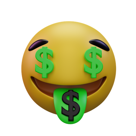 Geld mund  3D Icon