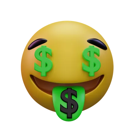 Geld mund  3D Icon