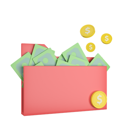 Ordner „Geld“  3D Icon