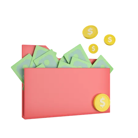 Ordner „Geld“  3D Icon