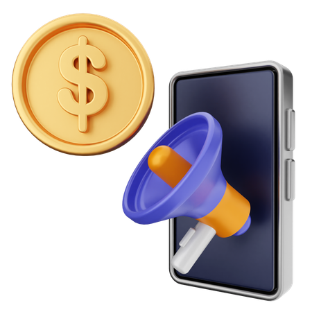 Geldförderung  3D Icon