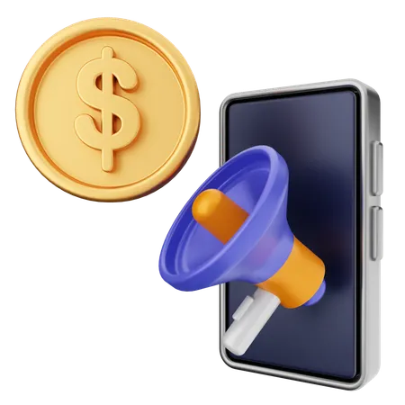 Geldförderung  3D Icon