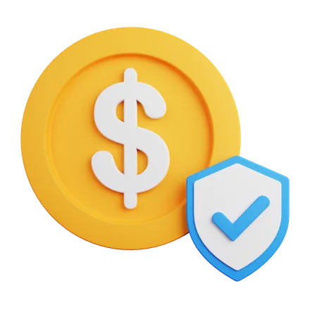 Geldschild  3D Icon