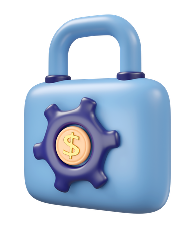 Geldsicherheit  3D Icon