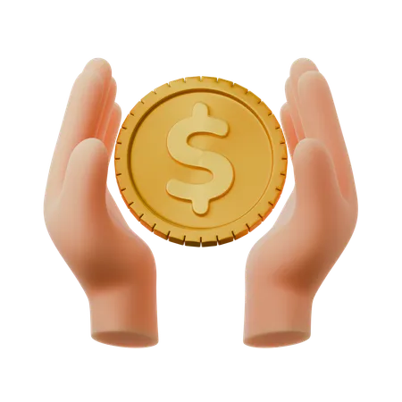 Geld sparen  3D Icon