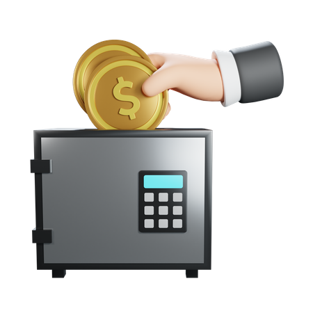 Geld sparen  3D Icon