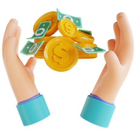 Geld sparen  3D Icon