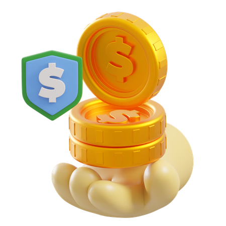 Geld sparen  3D Icon