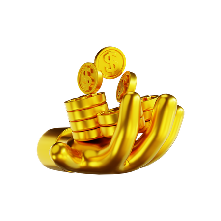 Geld sparen  3D Illustration