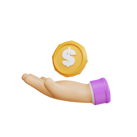 Geld sparen  3D Icon