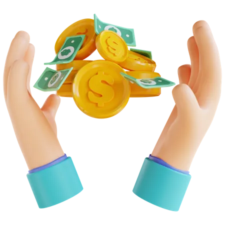 Geld sparen  3D Icon