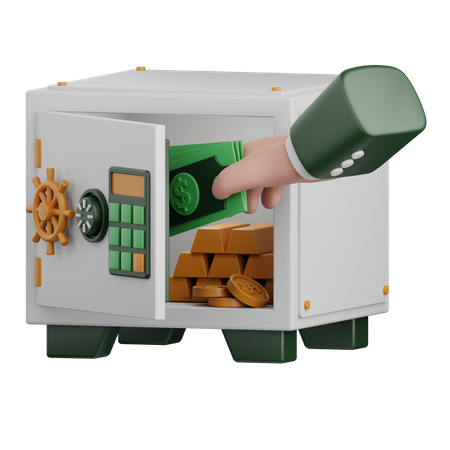 Geld sparen  3D Icon