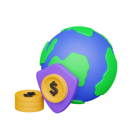 Geld sparen  3D Icon