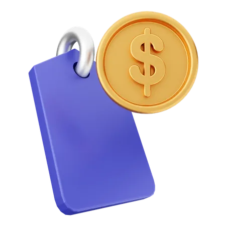 Geld-Tag  3D Icon