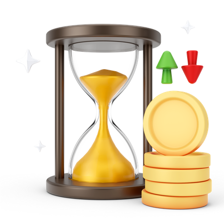 Geld-Timer  3D Icon