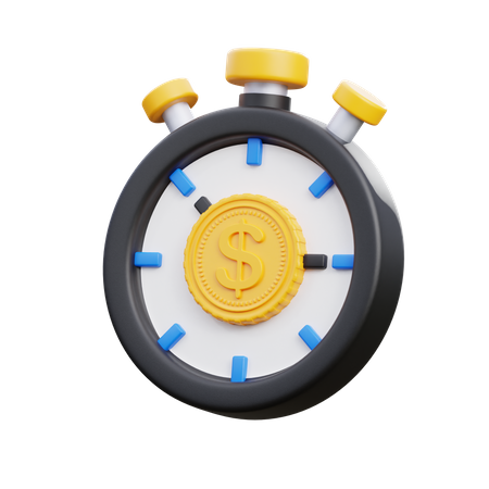 Geld-Timer  3D Icon