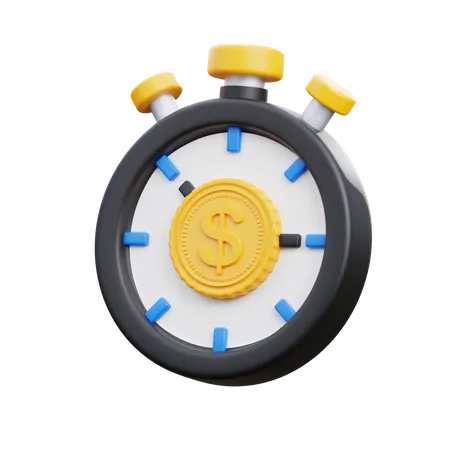 Geld-Timer  3D Icon