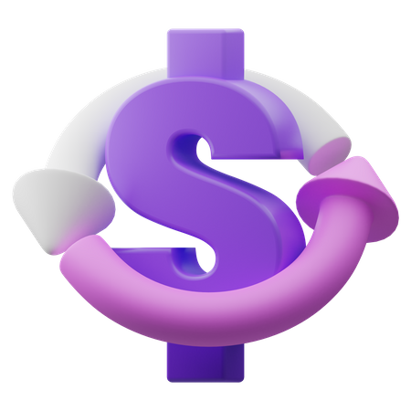 Geld wechseln  3D Icon