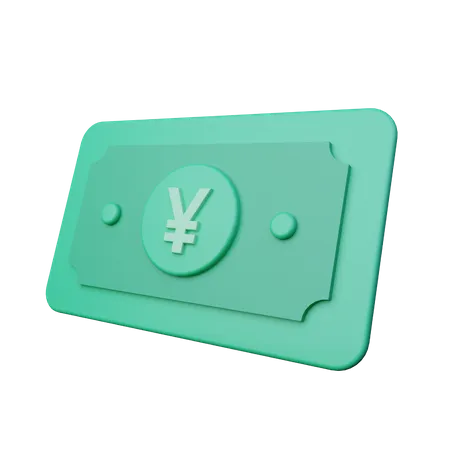 Geld-Yuan  3D Icon