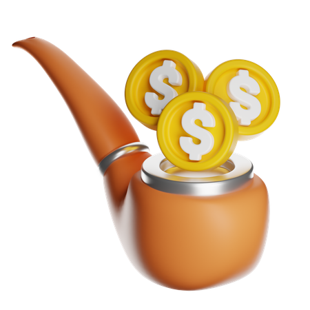Geldanlage  3D Icon