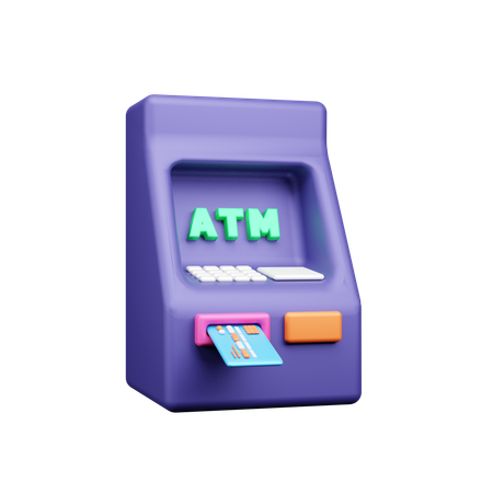 Geldautomat  3D Icon