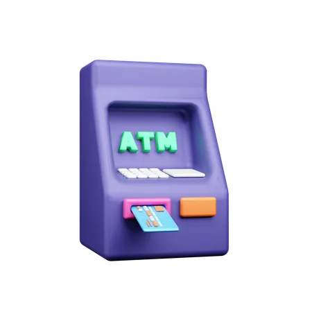 Geldautomat  3D Icon