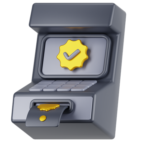 Geldautomat  3D Icon