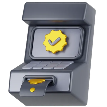 Geldautomat  3D Icon