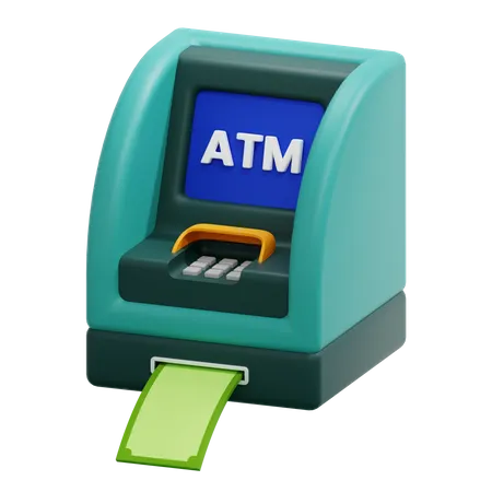 Geldautomat  3D Icon