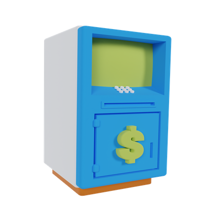 Geldautomat  3D Icon