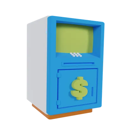 Geldautomat  3D Icon