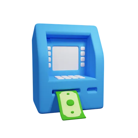 Geldautomat  3D Icon