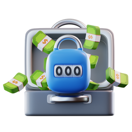 Geldtasche  3D Icon