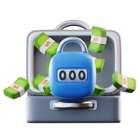 Geldtasche  3D Icon