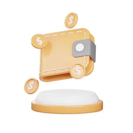 Geldbörse  3D Icon