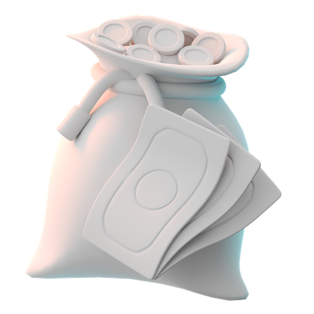 Geldtasche  3D Icon